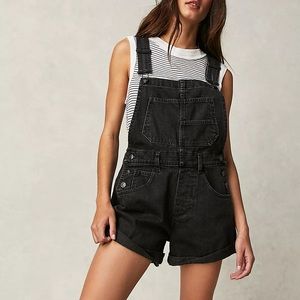 Free People Ziggy Overalls Medium EUC